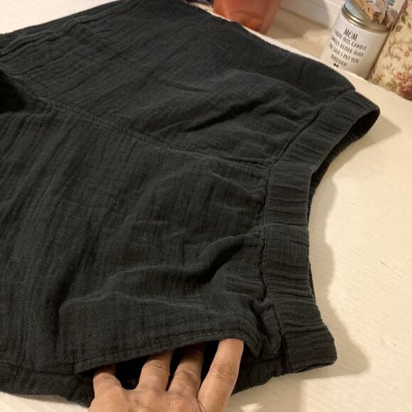 UNIVERSAL THREAD Cotton Black Shorts Pockets Stretch Waistband Womens Large - Picture 4 of 8